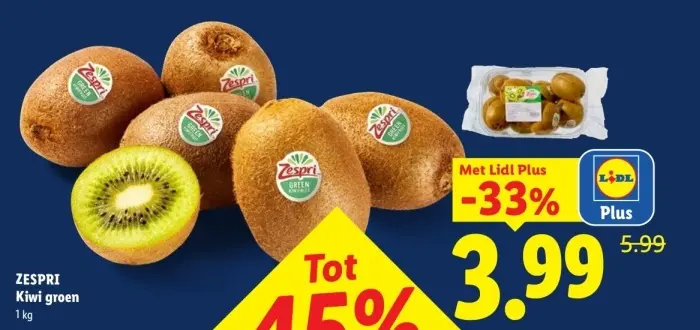 Aanbieding: Kiwi groen
