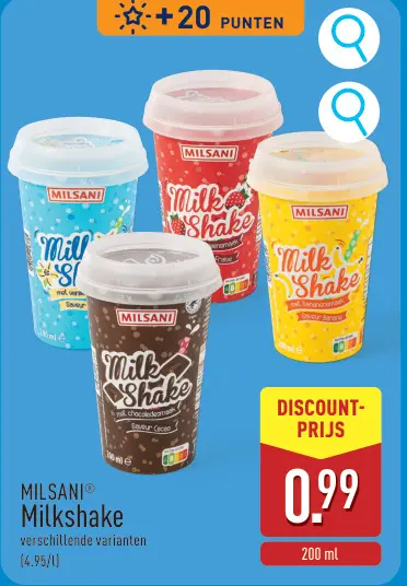 Promotie: Milkshake