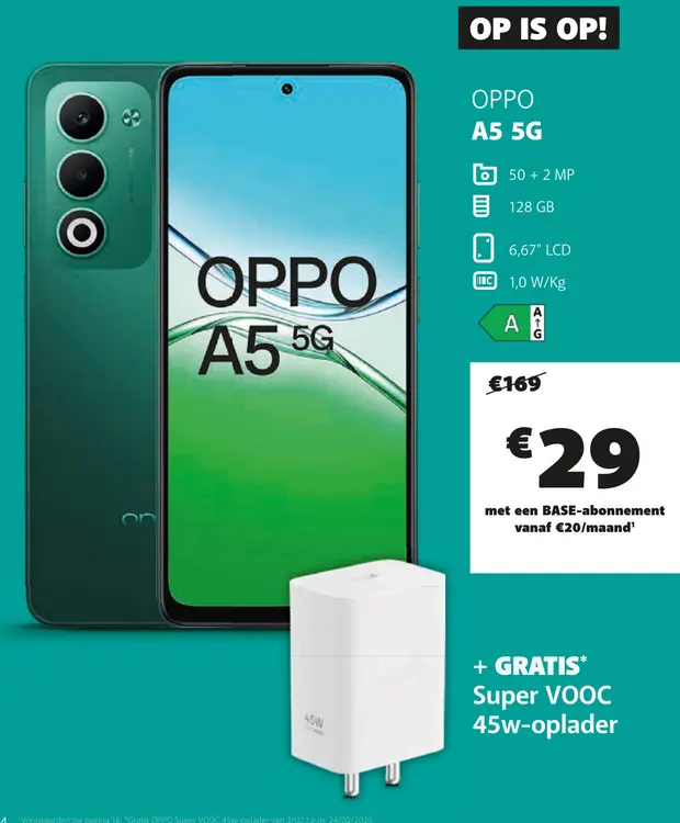 Promotie: Oppo A5 5g