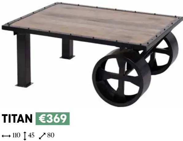 Promotie: Salontafel Titan