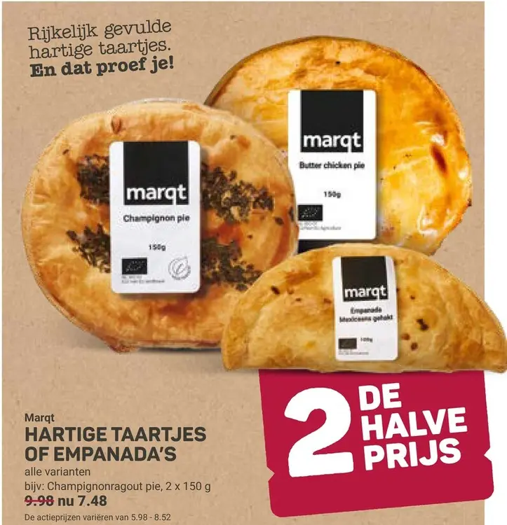 Aanbieding: Hartige taartjes of empanada's