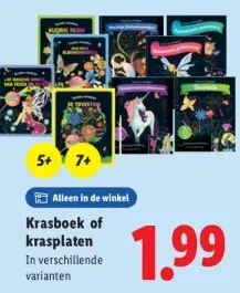 Aanbieding: Krasboek of krasplaten