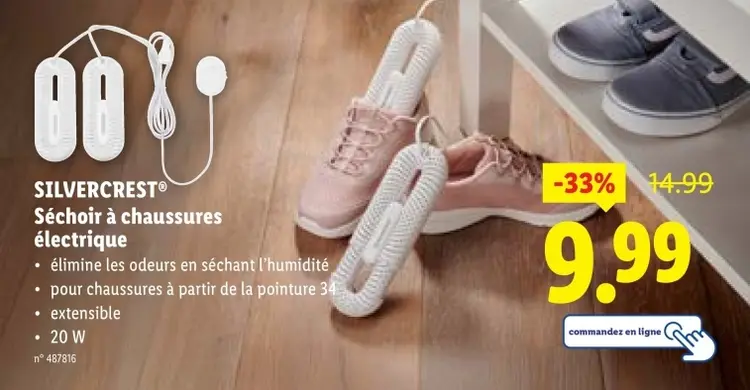 Offre: Séchoir à chaussures électrique
