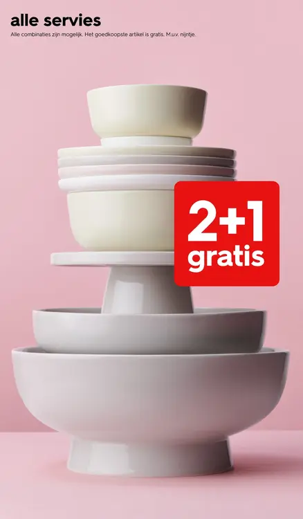 Aanbieding: Alle servies