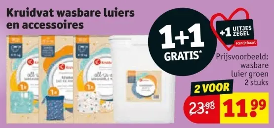 Aanbieding: Wasbare luiers en accessoires