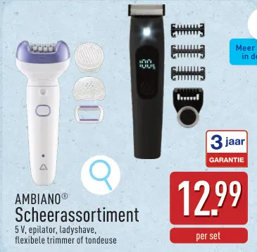 Promotie: Scheerassortiment