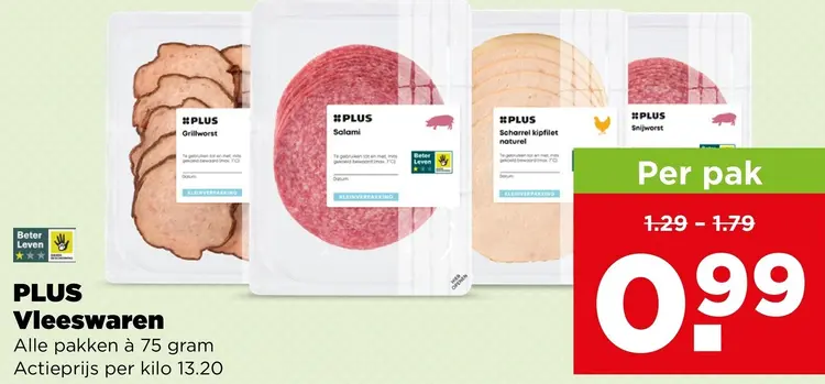 Aanbieding: PLUS Vleeswaren
