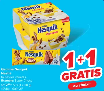 Offre: Gamme Nesquik