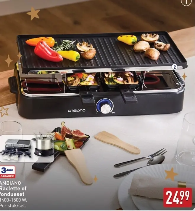 Aanbieding: Raclette of Fondueset