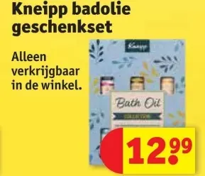 Promotie: Kneipp badolie geschenkset