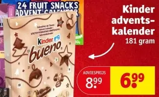 Aanbieding: Kinder adventskalender