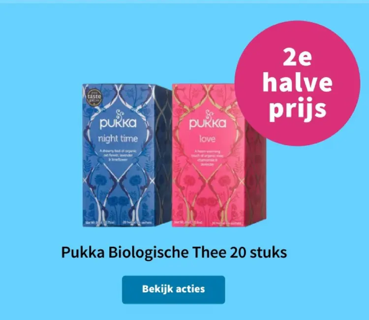 Aanbieding: Pukka Biologische Thee