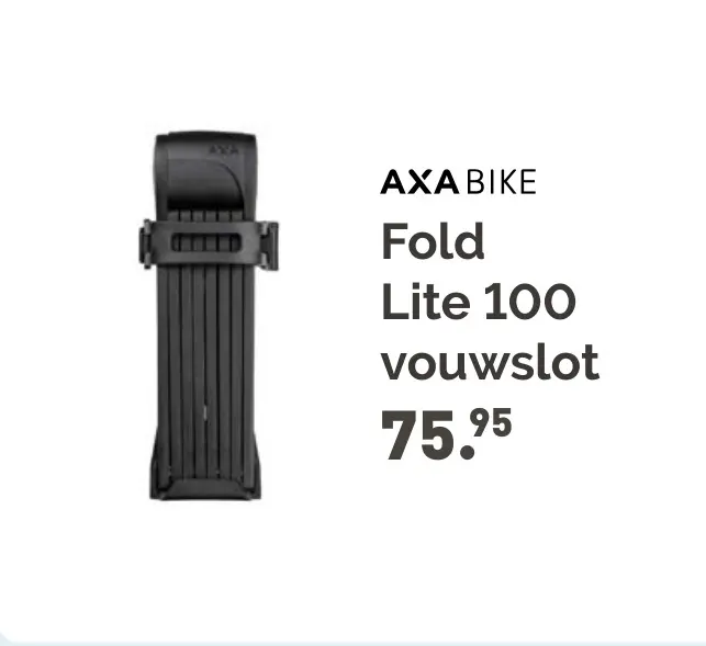Aanbieding: Fold Lite 100 vouwslot