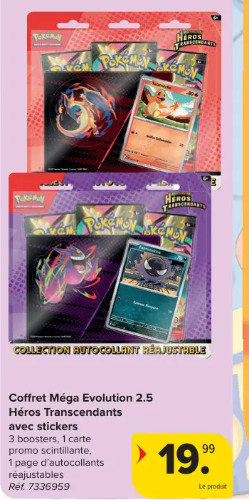 Offre: Coffret Méga Evolution 2.5 Héros Transcendant