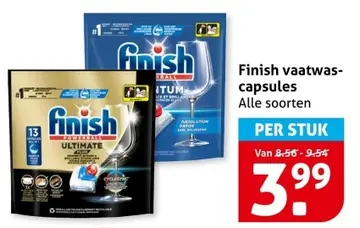 Aanbieding: Finish vaatwascapsules