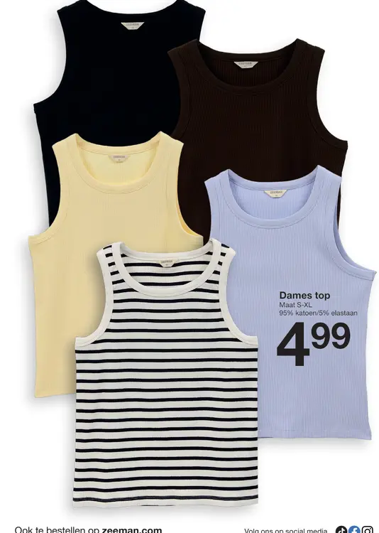 Promotie: Dames top