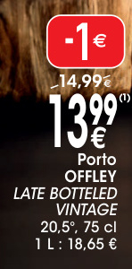 Aanbieding: Porto OFFLEY LATE BOTTELED VINTAGE