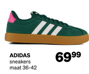 Aanbieding: Adidas VL Court 3.0 Sneakers groen Leer