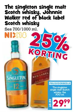 Aanbieding: The singleton single malt Scotch whisky, John