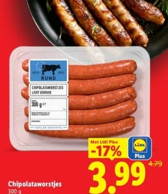 Aanbieding: Chipolataworstjes