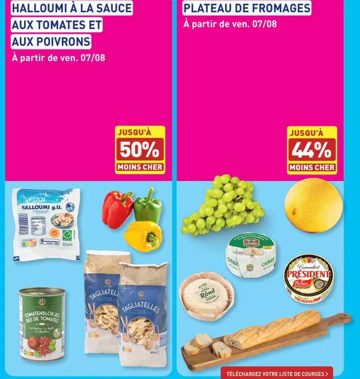 Offre: Halloumi à la sauce aux tomates et aux poivro