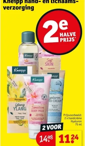 Promotie: Kneipp hand- en lichaamsverzorging
