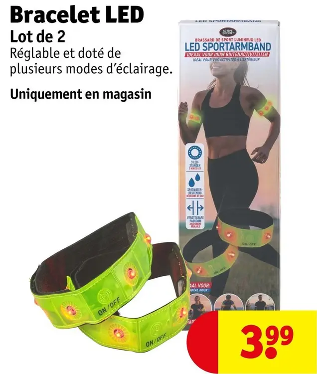 Offre: Bracelet LED