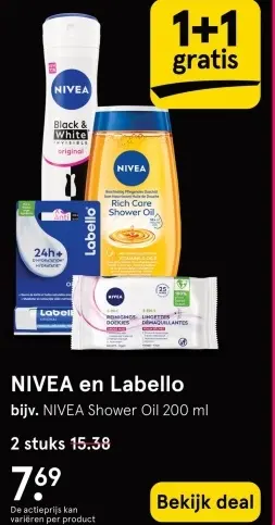 Aanbieding: NIVEA en Labello