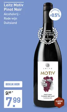 Aanbieding: Leitz Motiv Pinot Noir 75CL Wijn