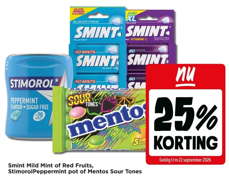Aanbieding: Mild Mint of Red Fruits, Peppermint pot of Sour Tones
