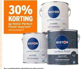 Aanbieding: Histor Perfect Finish muurverf