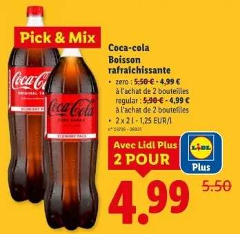 Offre: Boisson rafraîchissante