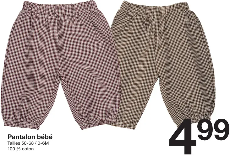 Offre: Zeeman Pantalon bébé