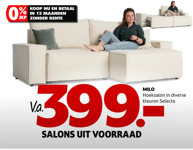 Promotie: MILO Hoeksalon