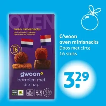 Aanbieding: oven minisnacks