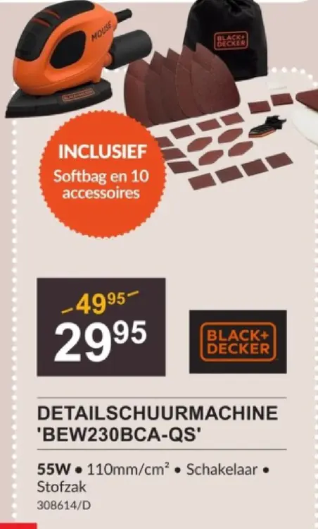 Promotie: Detailschuurmachine 'bew230bca-qs'