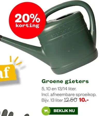 Aanbieding: Groene gieters