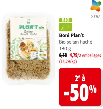 Offre: Bio seitan haché
