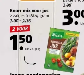 Aanbieding: Knorr mix voor jus