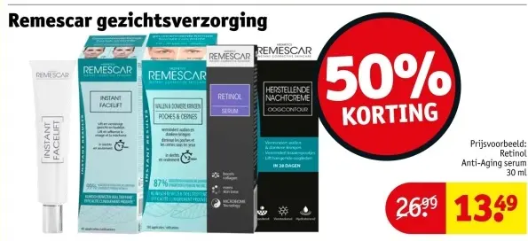 Aanbieding: Remescar gezichtsverzorging