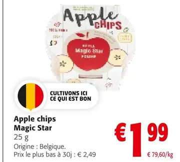 Offre: Apple chips Magic Star