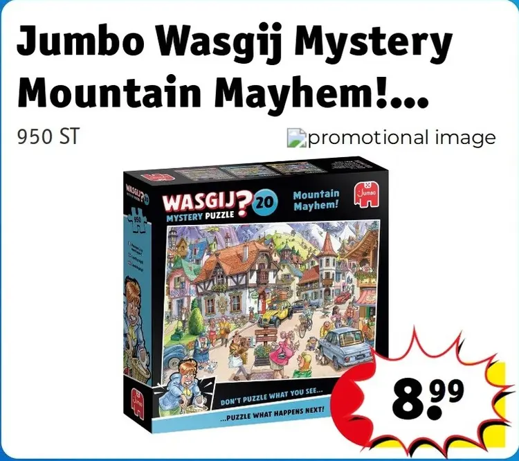 Promotie: Jumbo Wasgij Mystery Mountain Mayhem!... Puzzel