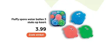Aanbieding: Fluffy spons water ballen