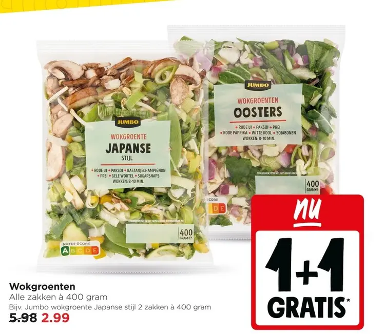 Aanbieding: Wokgroenten