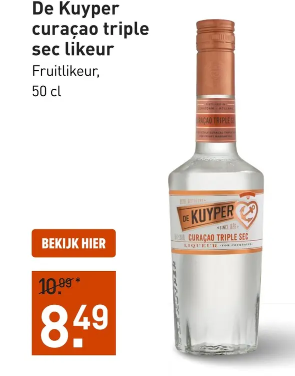 Aanbieding: Curaçao triple sec likeur