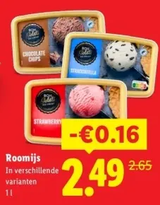 Aanbieding: Roomijs