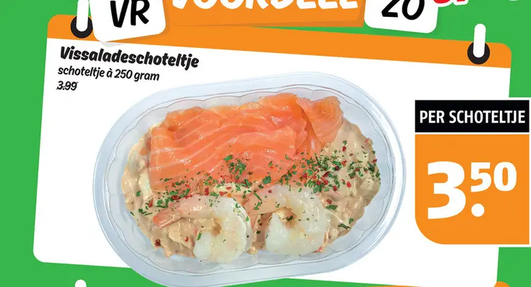 Aanbieding: Vissaladeschoteltje
