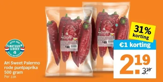 Aanbieding: Sweet Palermo rode puntpaprika