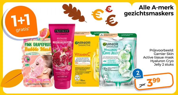 Aanbieding: Alle A-merk gezichtsmaskers
