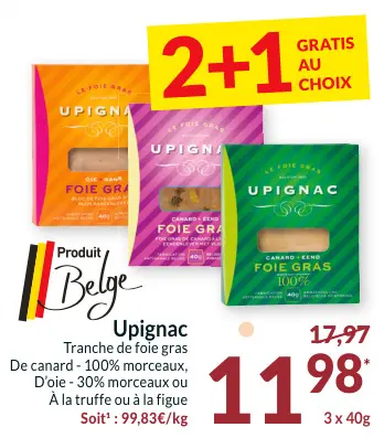 Offre: Tranche de foie gras